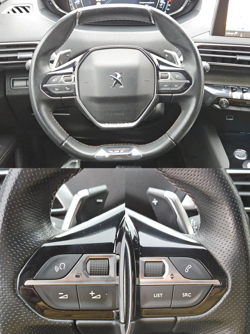 Peugeot 3008 2.0HDI/GT-Line/360КАМЕРА/DISTRONIK/LED/NAVI/БЛУТУА, снимка 11 - Автомобили и джипове - 53355625