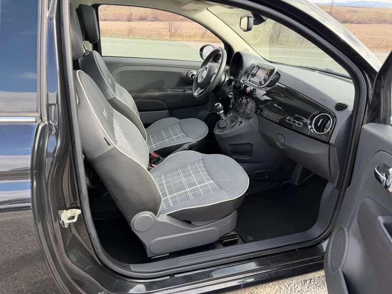 Fiat 500 1.2i FACELIFT PANORAMA EURO 6 TUV COC SERVICE BOOK, снимка 14 - Автомобили и джипове - 53580973