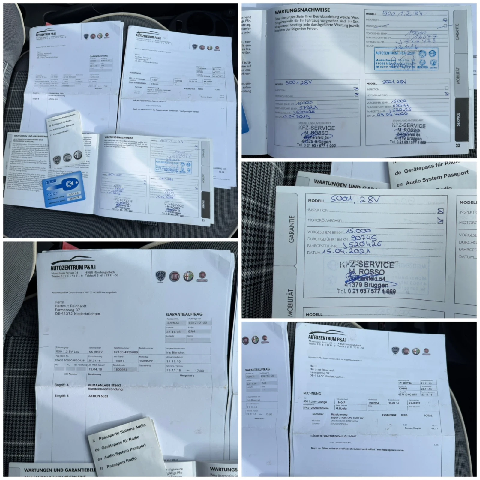 Fiat 500 1.2i FACELIFT PANORAMA EURO 6 TUV COC SERVICE BOOK | Mobile.bg � ����������� 17