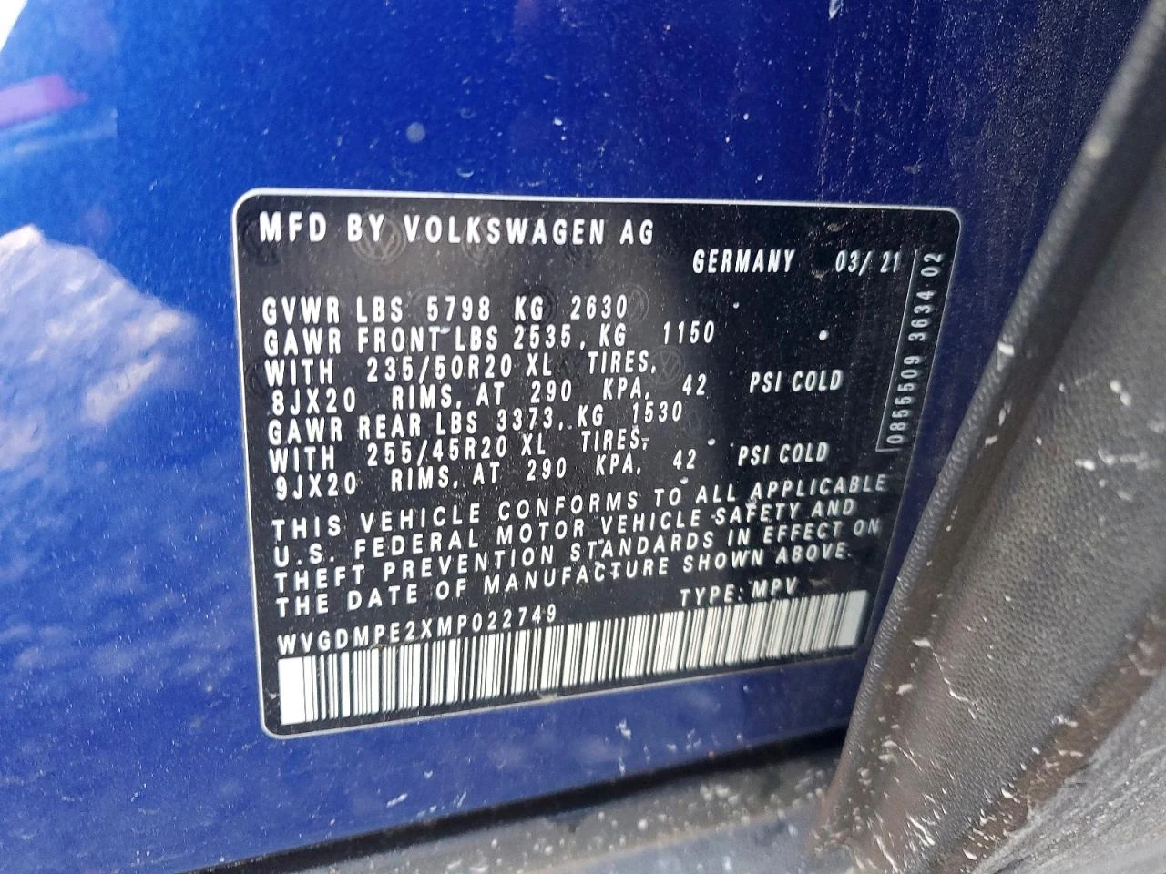 VW ID.4 Volkswagen First Edition, снимка 12 - Автомобили и джипове - 55389644