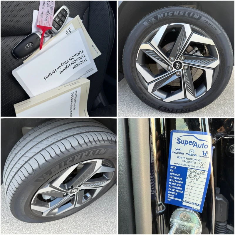 Hyundai Tucson 1.6 HEV Hybrid/230к.с./Exellence/70000км/, снимка 16 - Автомобили и джипове - 51909833