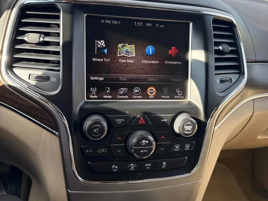 Jeep Grand cherokee * Overland * CARFAX * БЕЗ ПЪРВОНАЧАЛНА ВНОСКА - изображение 9