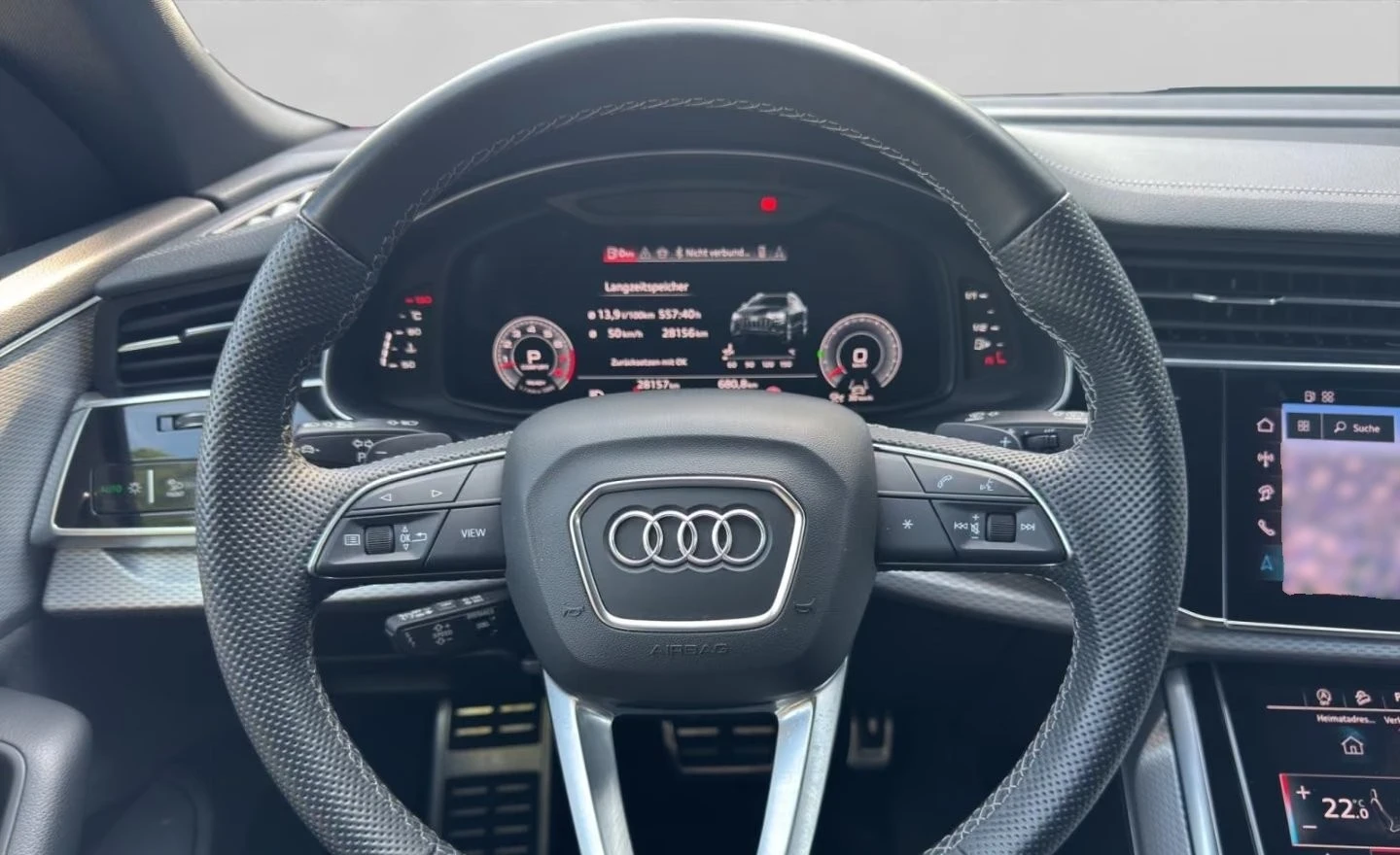 Audi Q8 55 TFSI/ FACELIFT/ S-LINE/ BLACK OPTIC/ MATRIX/B&O, снимка 9 - Автомобили и джипове - 56071031