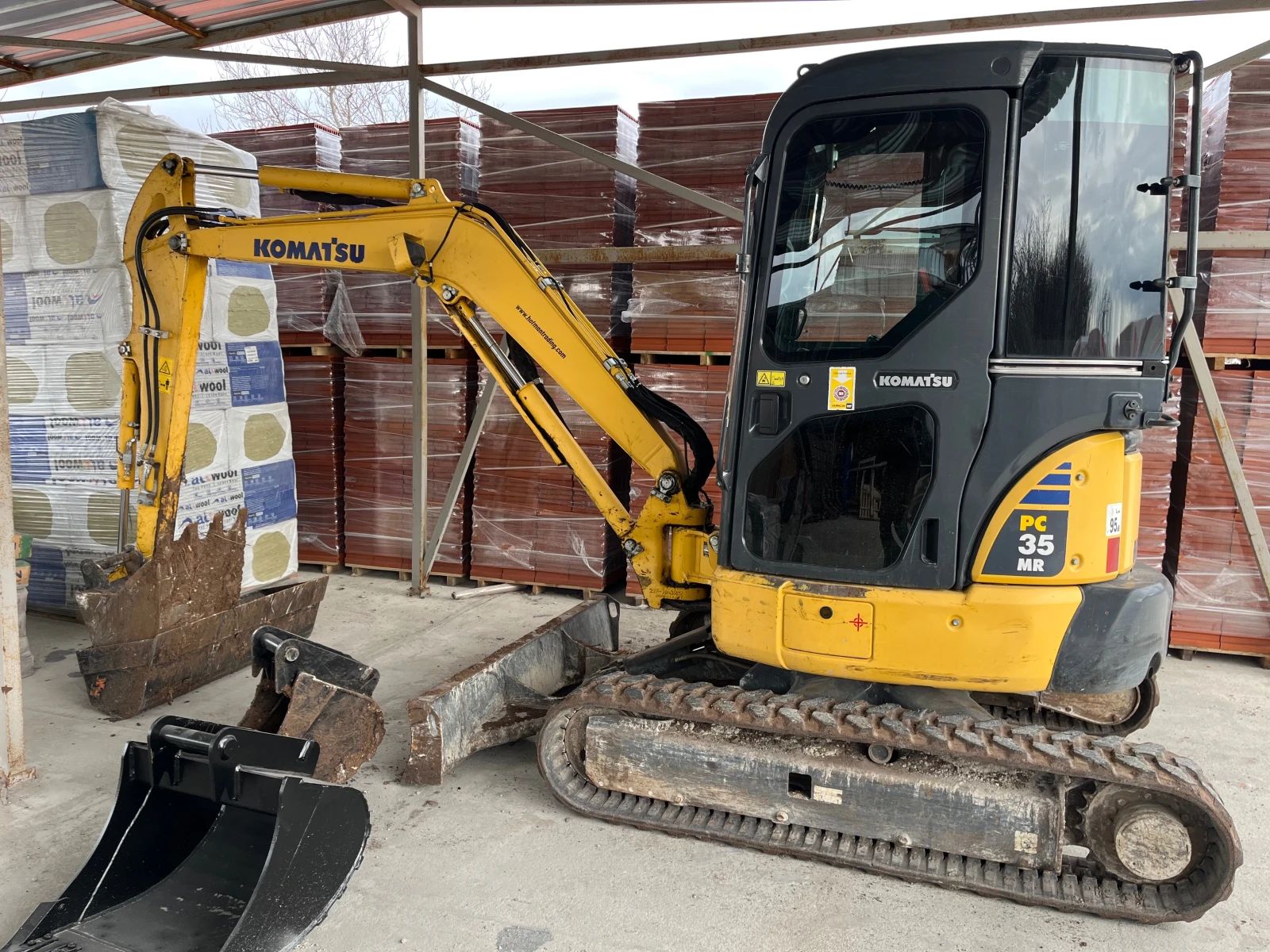 Багер Komatsu PC 35 MR, снимка 5 - Индустриална техника - 54742537