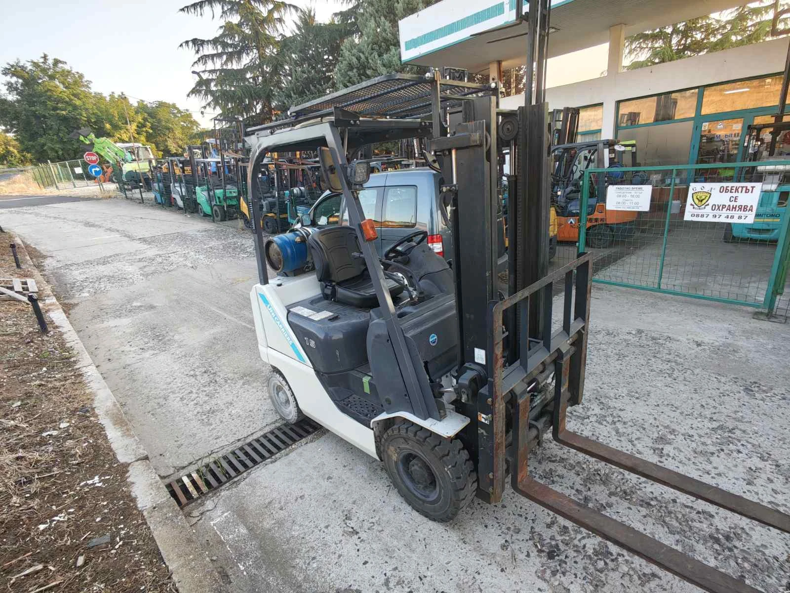 Мотокар UniCarriers АВТОМАТ  2019г, снимка 6 - Индустриална техника - 54141796