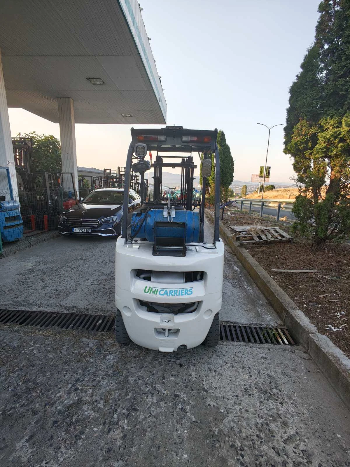 Мотокар UniCarriers АВТОМАТ  2019г, снимка 4 - Индустриална техника - 54141796