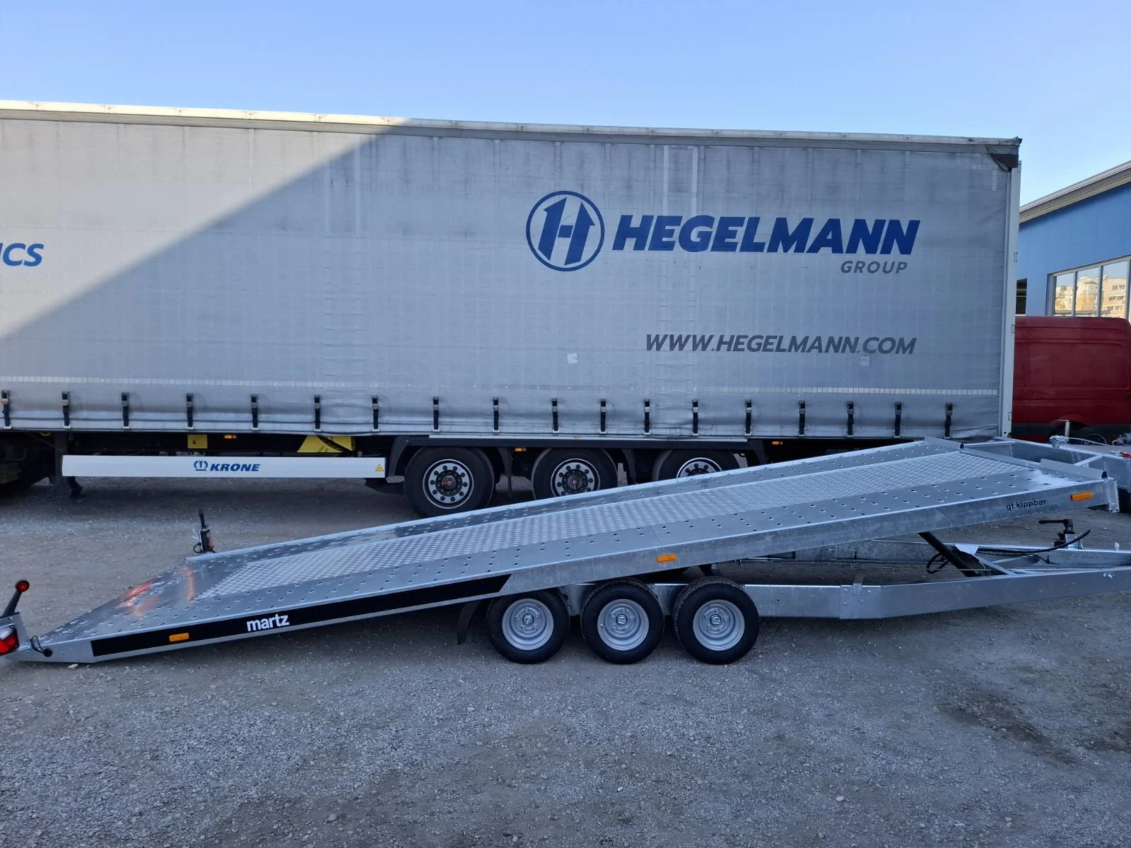 За автомобил Други MARTZ GT Kippbar 580/3 , снимка 2 - Ремаркета - 49861936