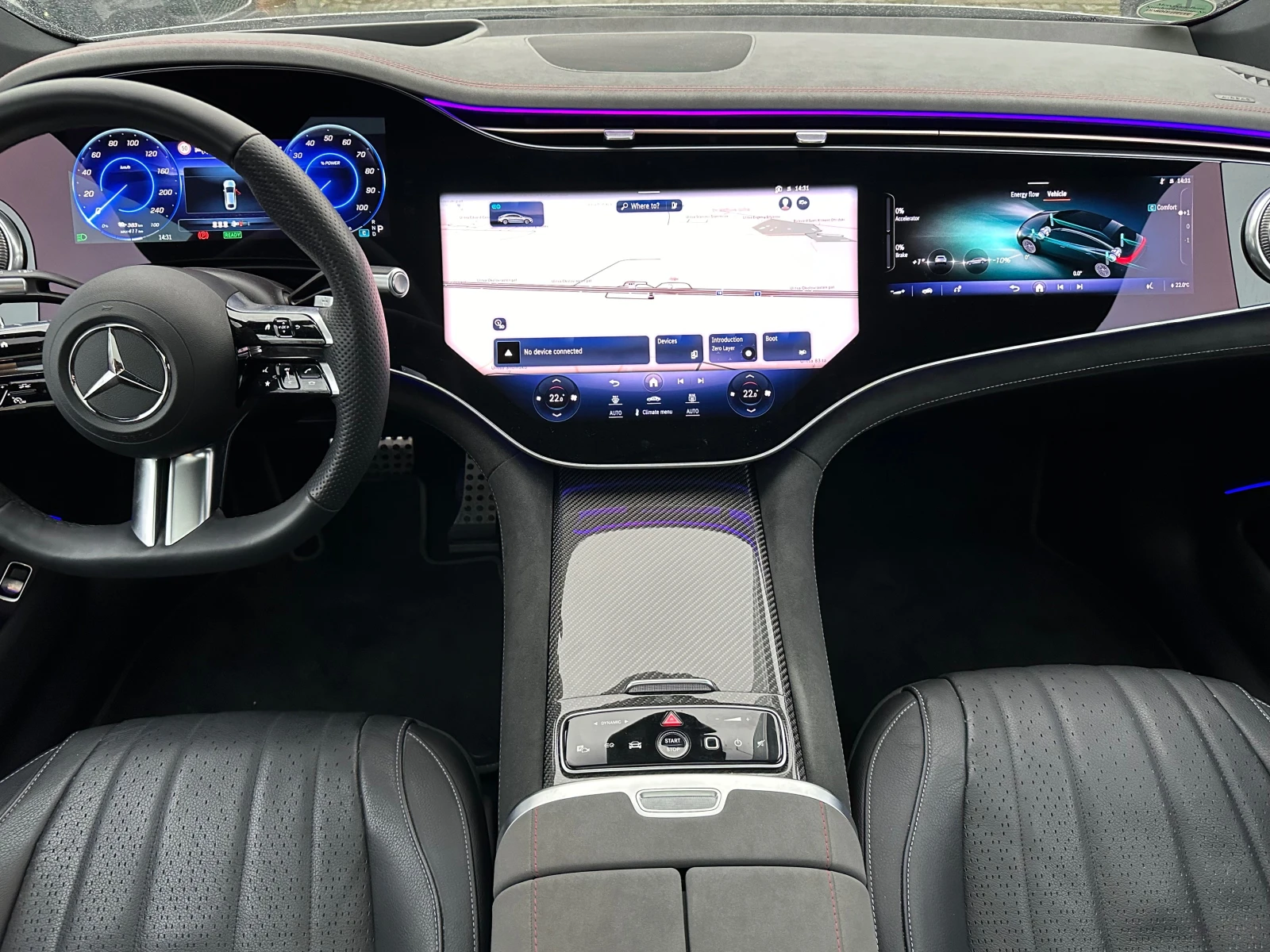 Mercedes-Benz EQS EQS 450 /4M/AMG/CARBON/AIRMATIC/PANORAMA | Mobile.bg   13