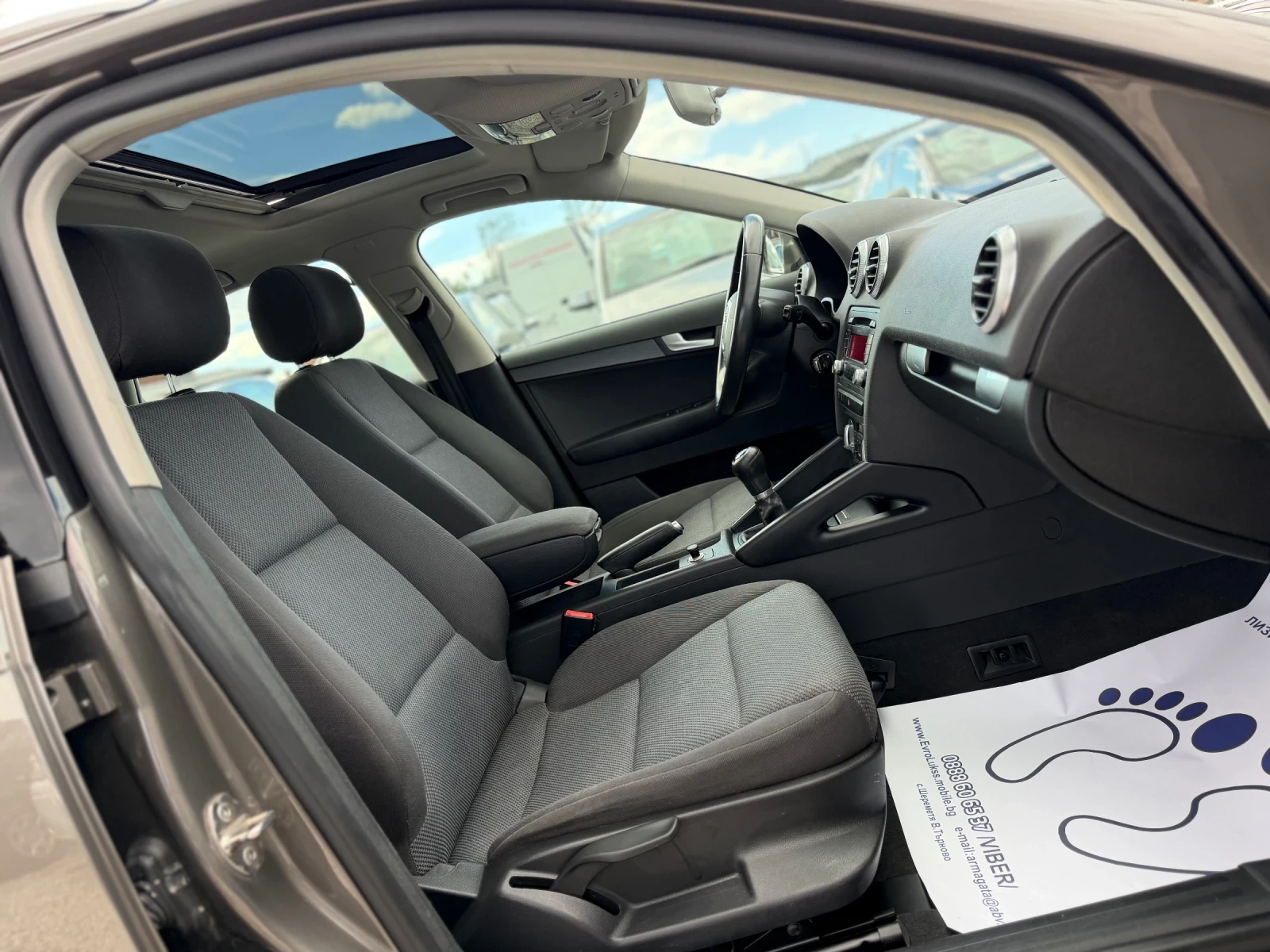 Audi A3 2.0TDI 140кс 6ск ПАНОРАМА ПОДГРЕВ, снимка 14 - Автомобили и джипове - 56221942