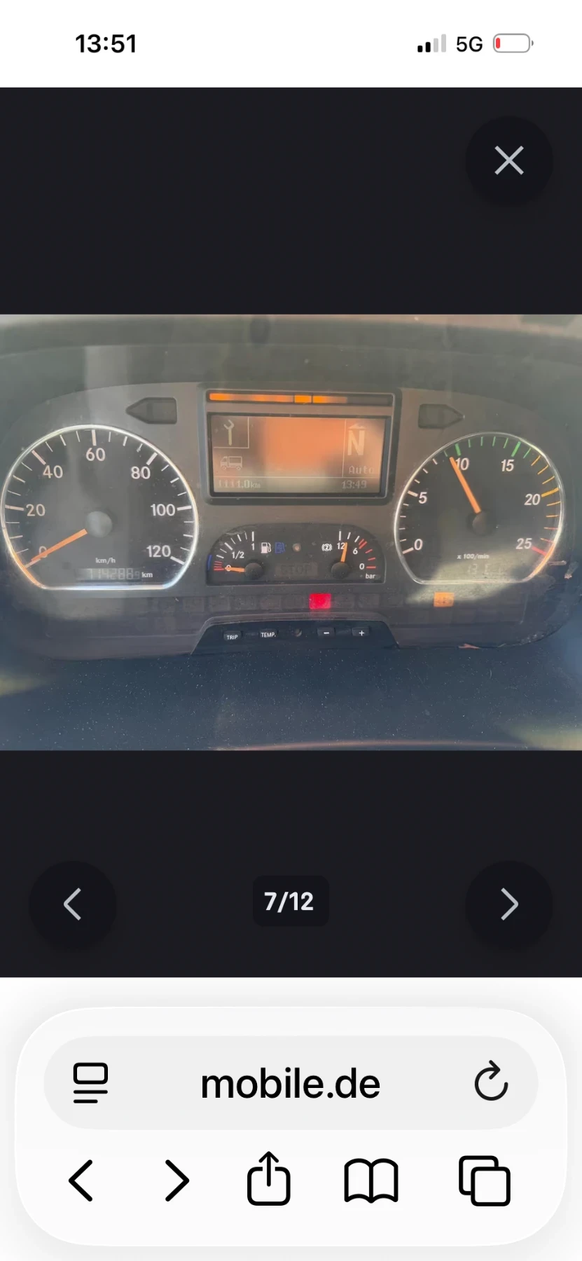 Mercedes-Benz 2540 САМО КРАН 12000 , снимка 7 - Камиони - 55376903