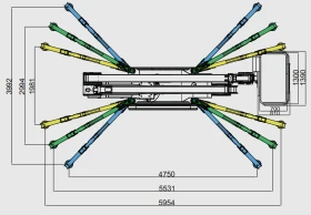 Автовишка Ruthmann 22м 230кг BlueLift SA22, снимка 6