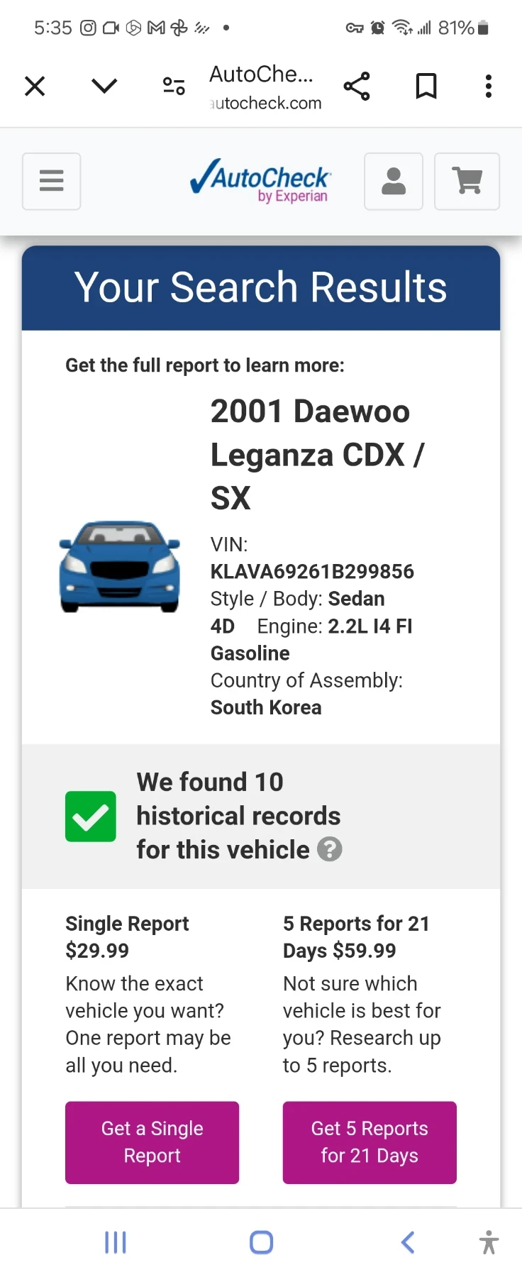 Daewoo Leganza, снимка 6 - Автомобили и джипове - 56132513
