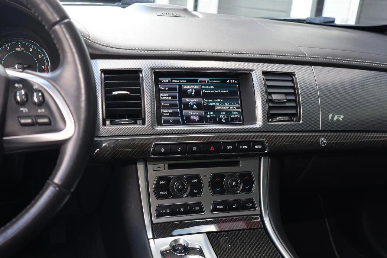 Jaguar Xf XFR 5.0L V8 - SUNROOF| BLINDSPOT| NAVI| CAMERA, снимка 14 - Автомобили и джипове - 53818466