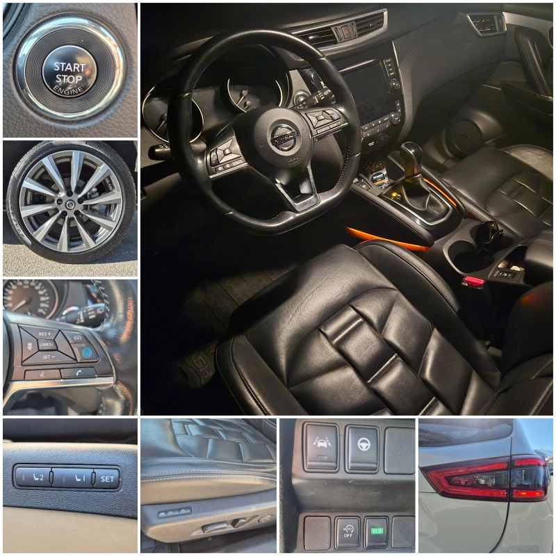 Nissan Qashqai * Tekna+ * Lux* Памет* Bose* Keyless* 360cam* Pano, снимка 6 - Автомобили и джипове - 52648373