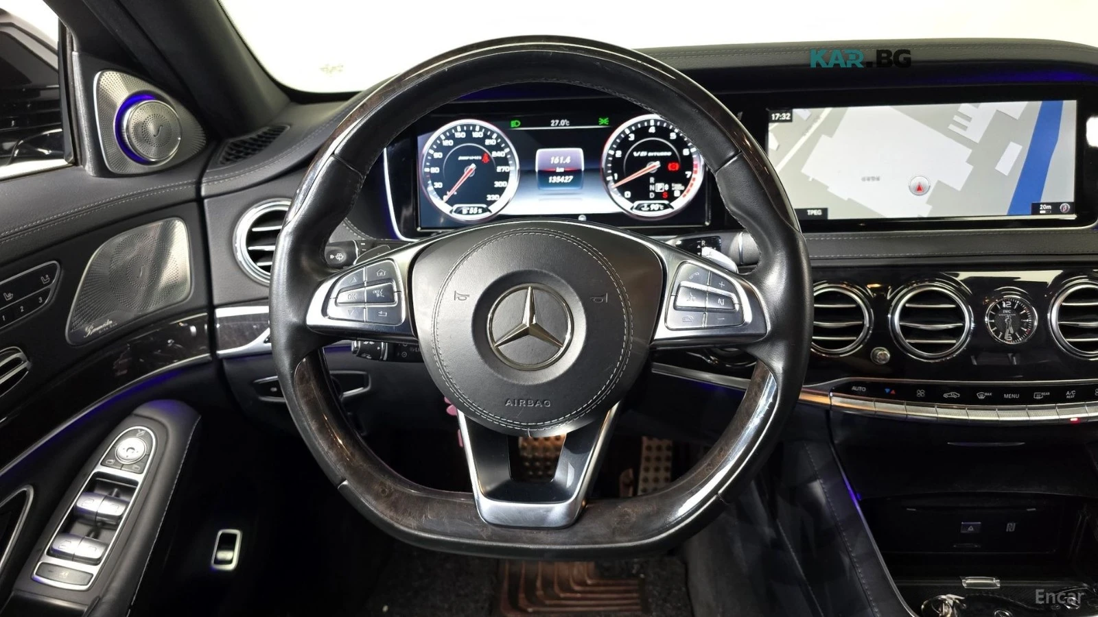 Mercedes-Benz S 63 AMG 4MATIC* BURMESTER* ПОДГРЕВ* ОБДУХВАНЕ* ПАНО* 360* , снимка 12 - Автомобили и джипове - 56179103