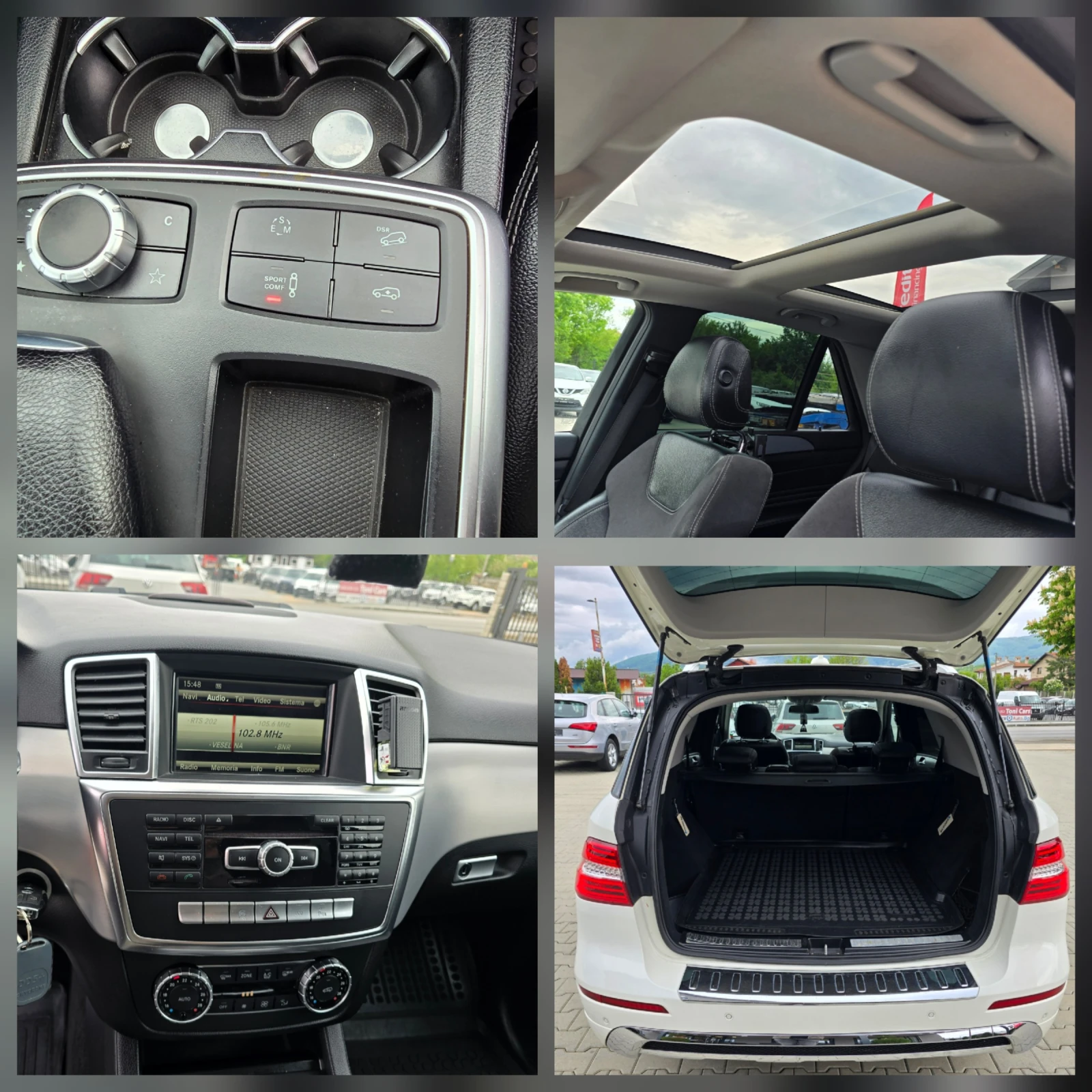 Mercedes-Benz ML 250 AMG-Optik, Pano, 4-matic!, снимка 12 - Автомобили и джипове - 54511130