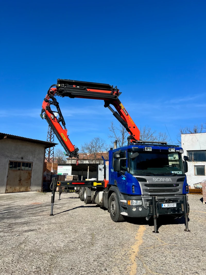 Scania P 380 Кран PALFINGER PK29002 jibb PJ060