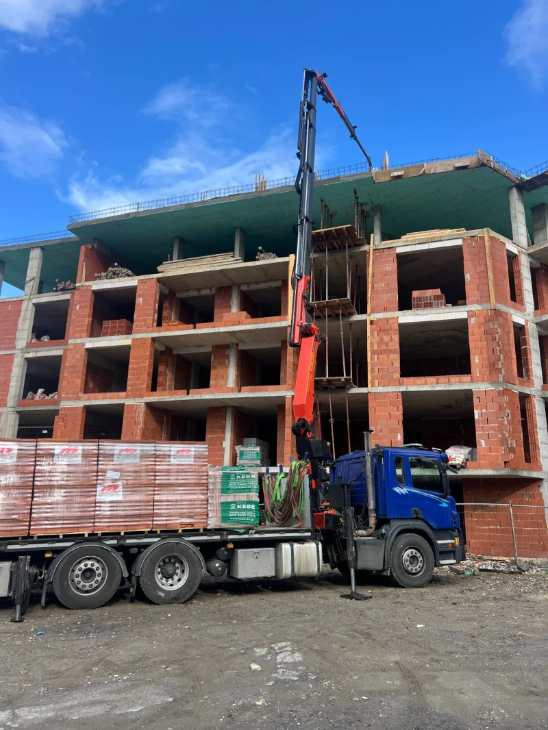 Scania P 380 Кран PALFINGER PK29002 jibb PJ060, снимка 4 - Камиони - 52713242