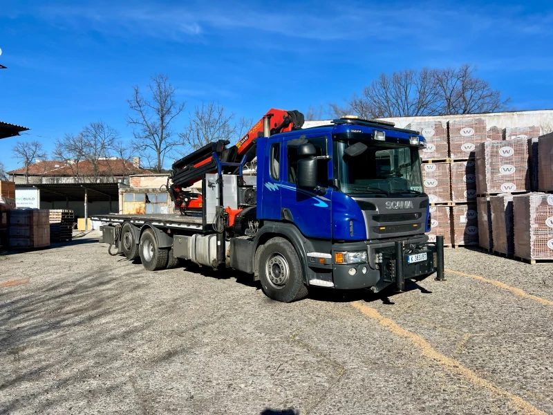 Scania P 380 Кран PALFINGER PK29002 jibb PJ060, снимка 7 - Камиони - 53232424