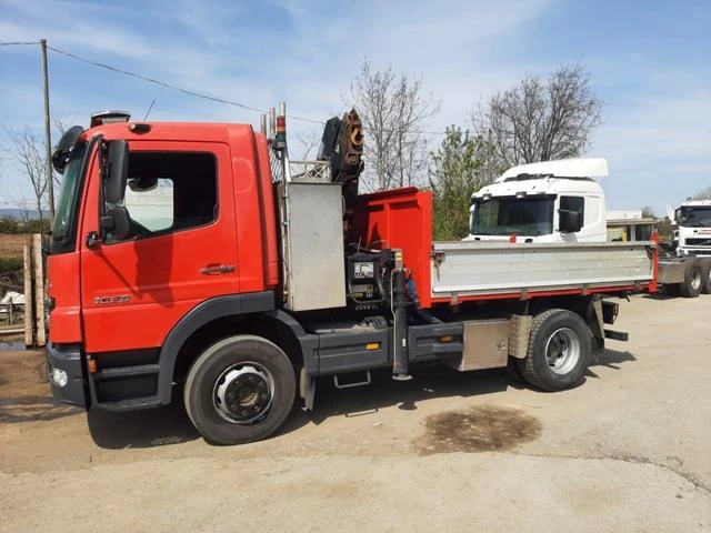 Mercedes-Benz Atego 1628 Самосвал с кран, снимка 8 - Камиони - 36468734