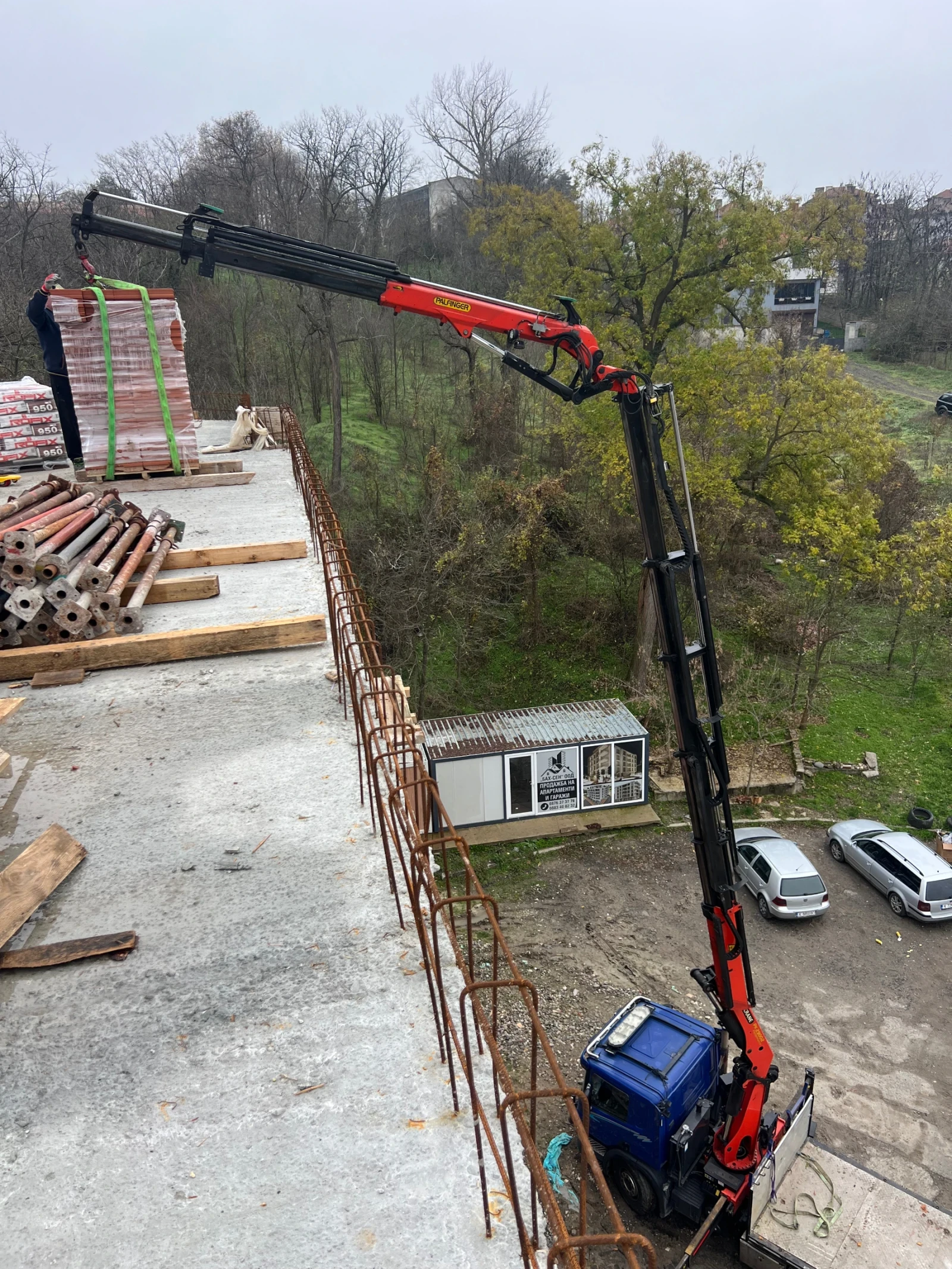 Scania P 380 Кран PALFINGER PK29002 jibb PJ060 - изображение 9