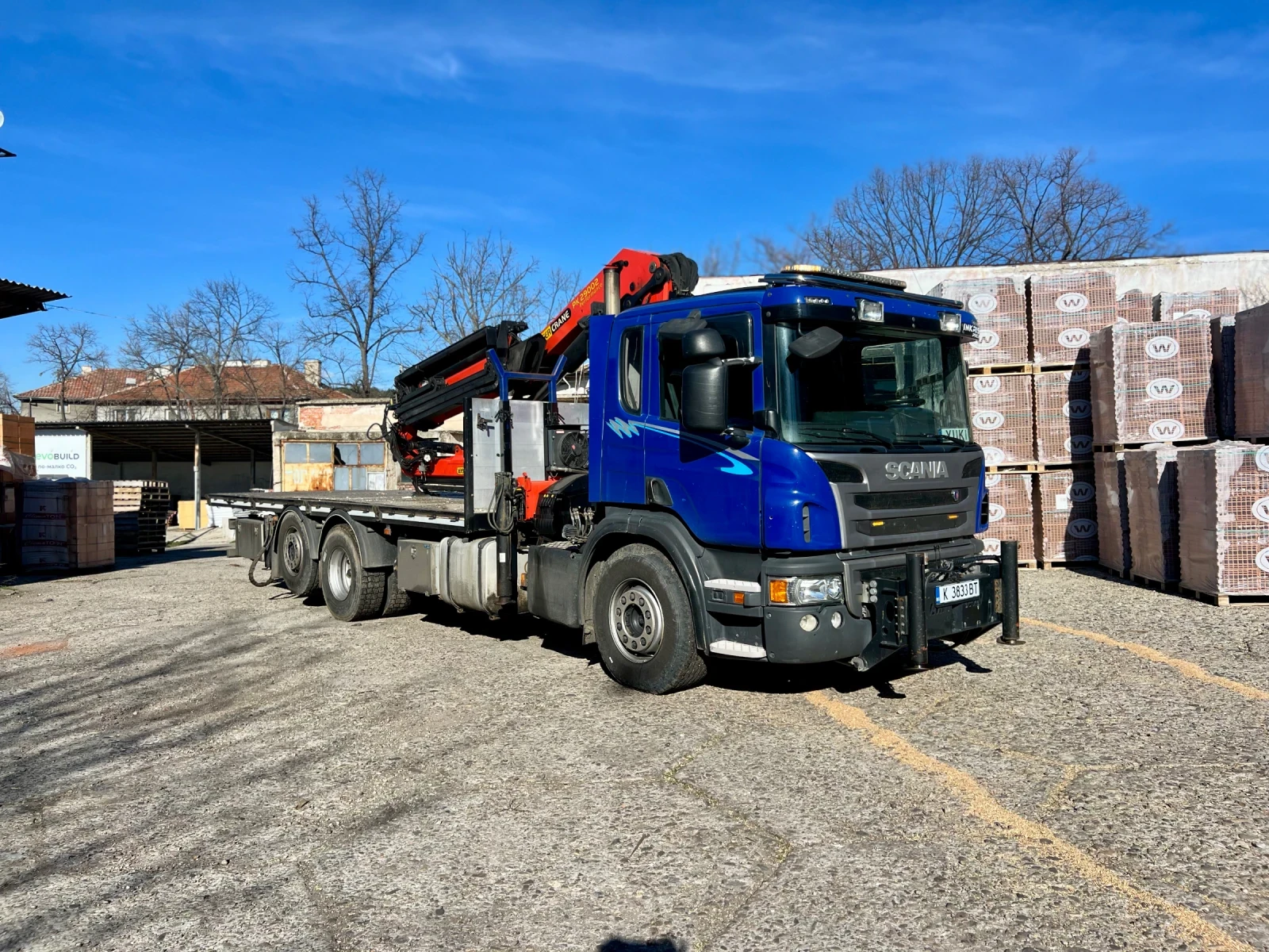 Scania P 380 Кран PALFINGER PK29002 jibb PJ060 - изображение 7