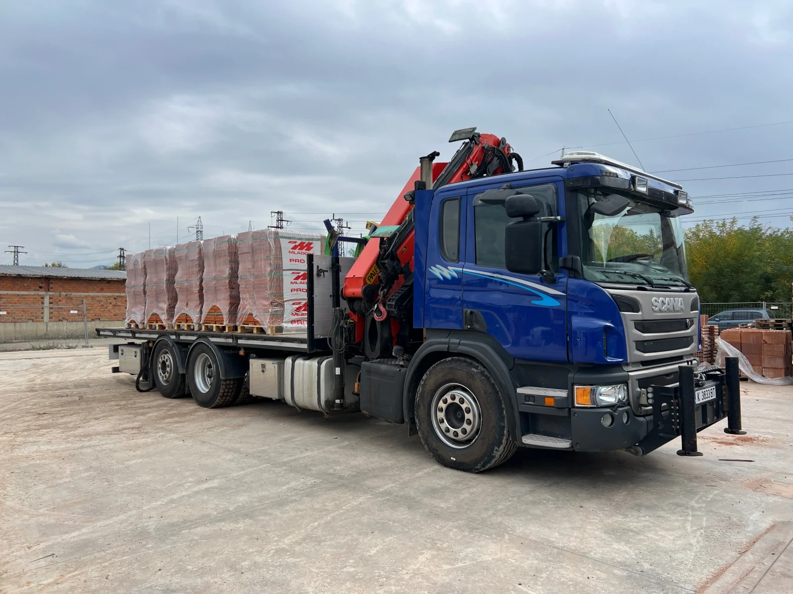 Scania P 380 Кран PALFINGER PK29002 jibb PJ060 - изображение 2