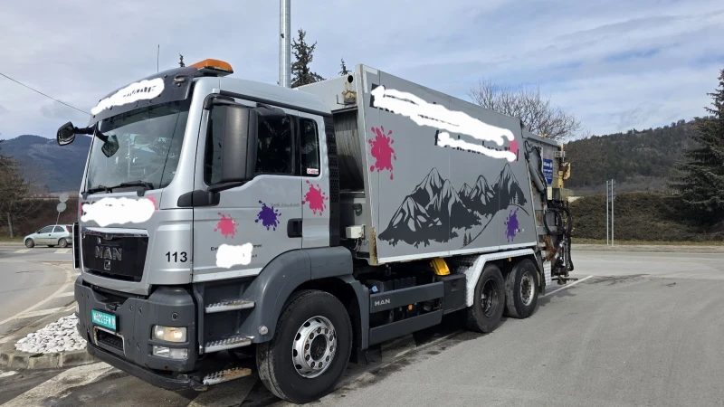 Man Tgs 28 360 EURO 5 EEV 6X2 Сметосъбирач