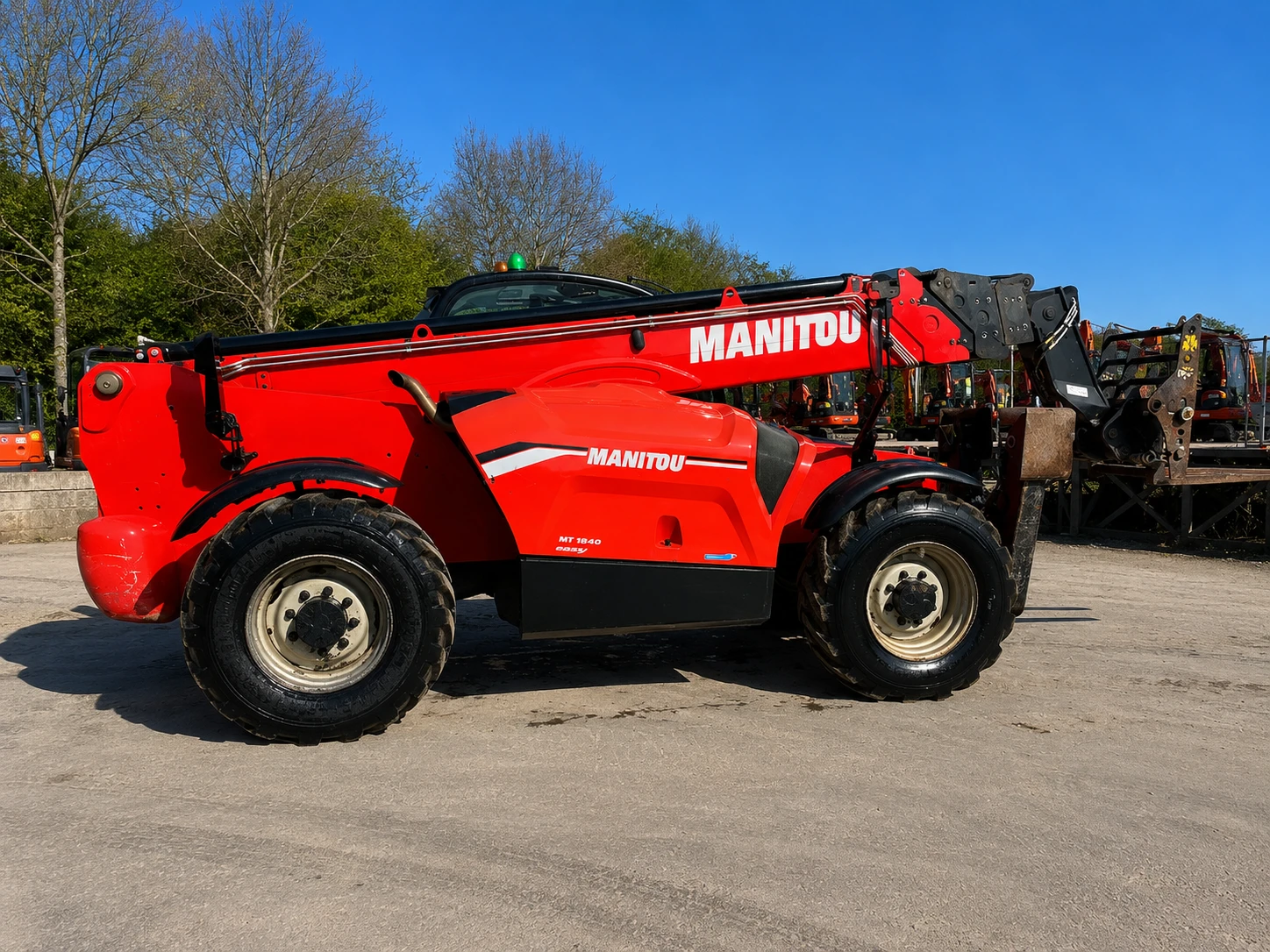 Телескопичен товарач Manitou MT 1840, снимка 2 - Селскостопанска техника - 55058651