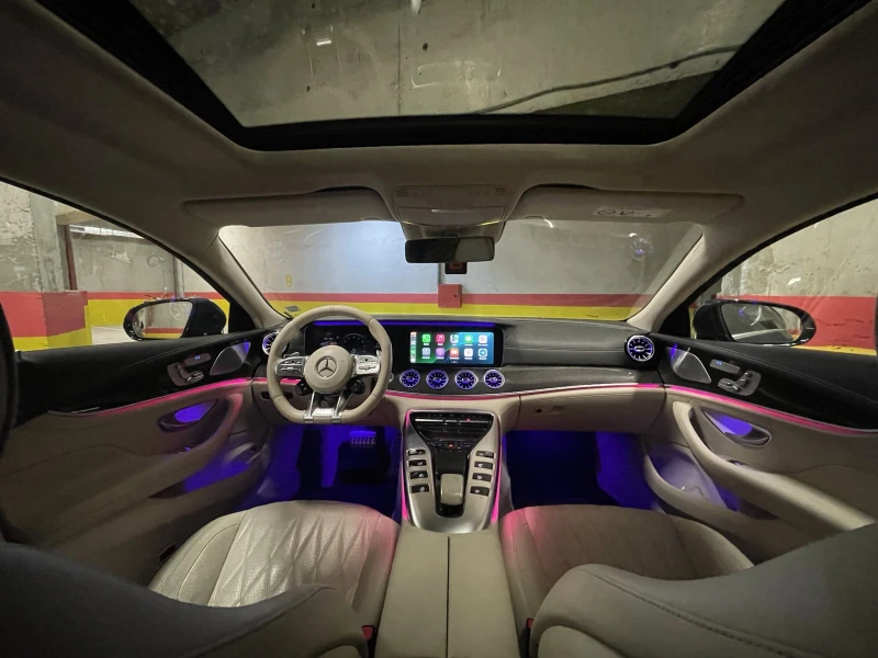 Mercedes-Benz AMG GT 63s 4matic+ / Ceramic / Designo / Manufakur / Full, снимка 7 - Автомобили и джипове - 52616354