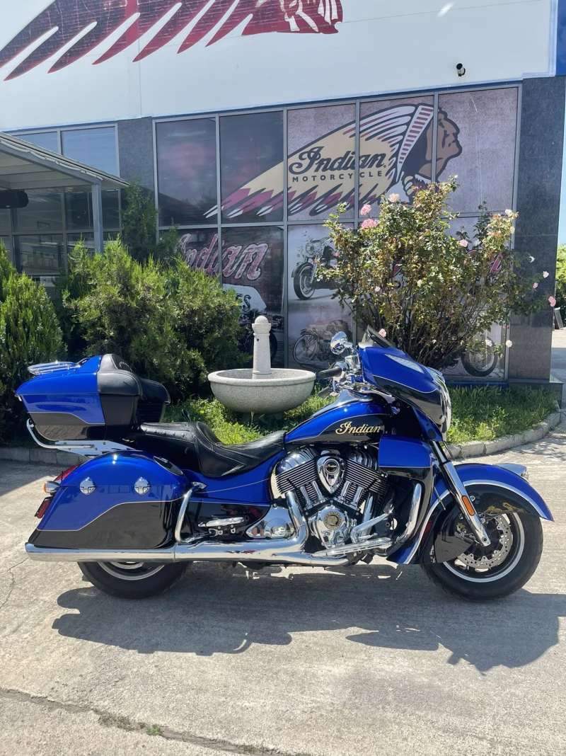 Indian Roadmaster Elite Cobalt Candy