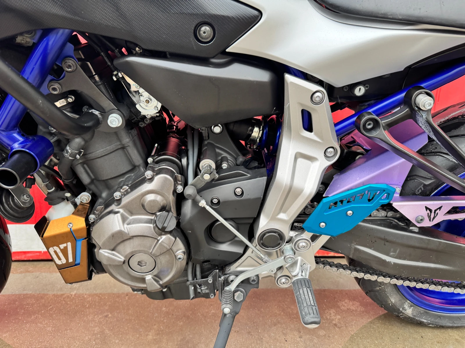 Yamaha Mt-07 BLUE SERIES, снимка 13 - Мотоциклети и мототехника - 54007452