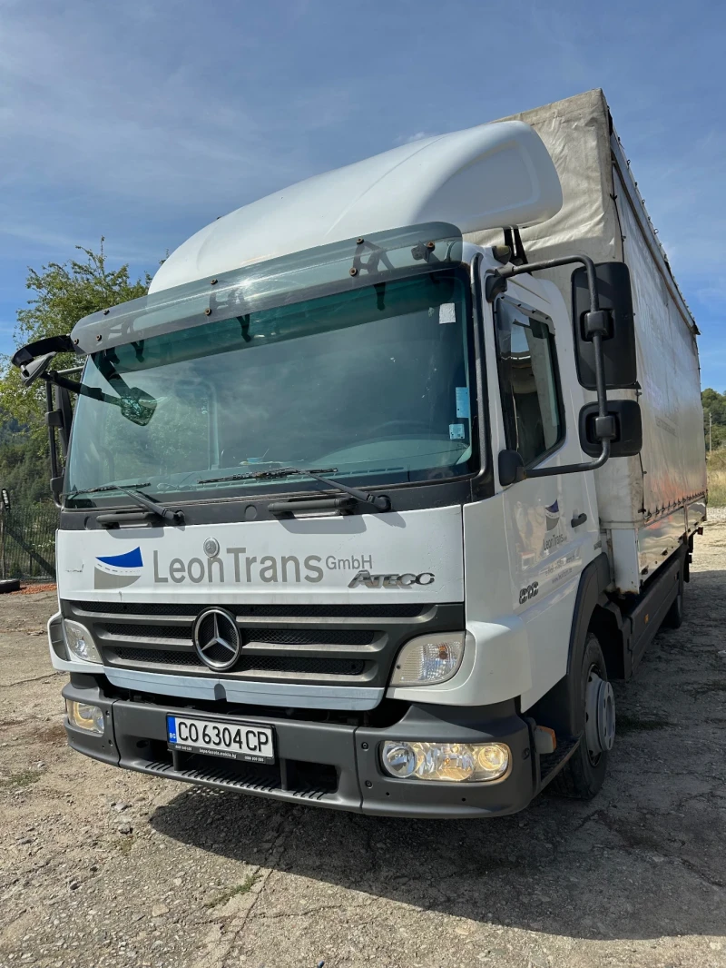 Mercedes-Benz Atego 818 / BlueTec 5 / щори / падащ борд / 616000км. ! , снимка 2 - Камиони - 47312430