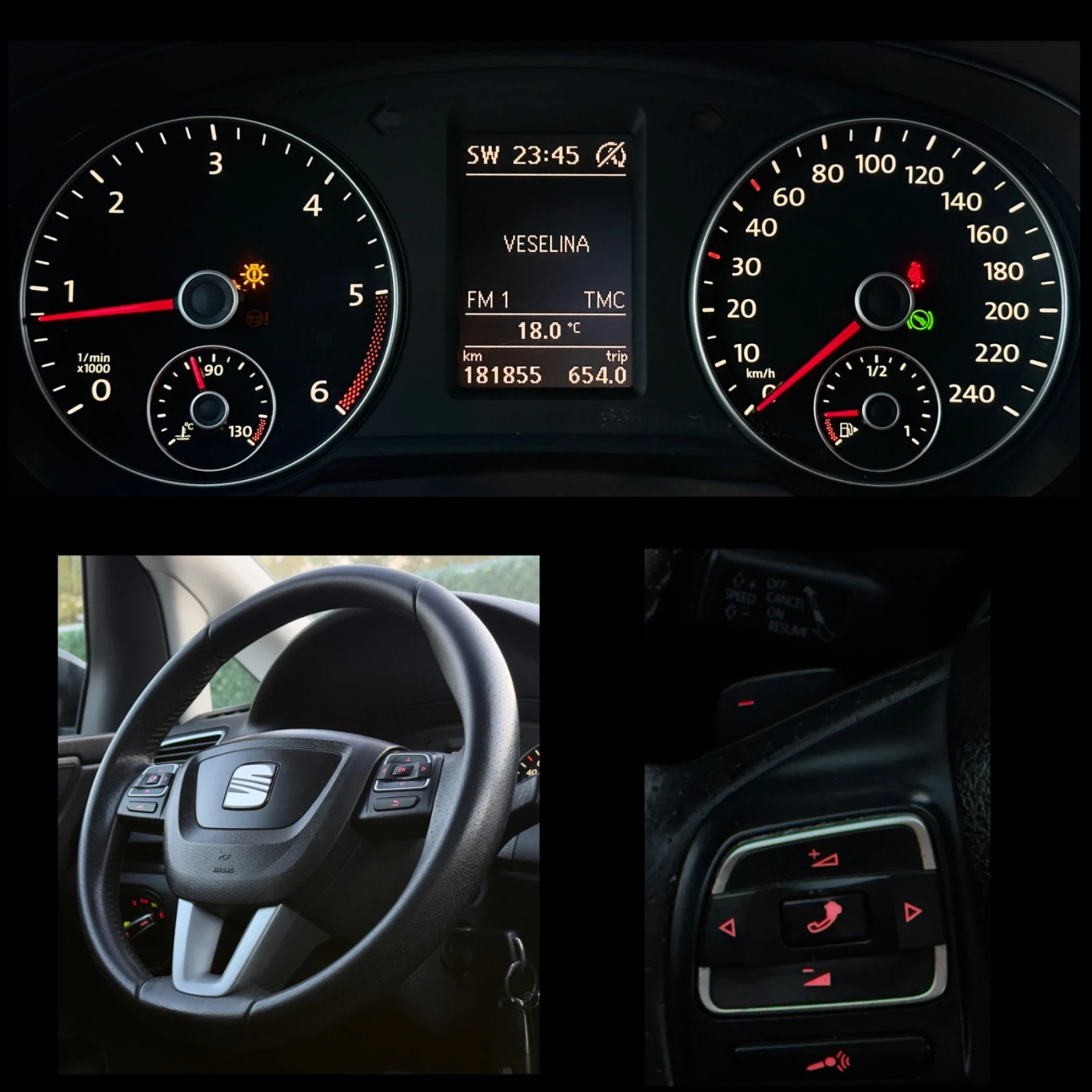 Seat Alhambra 2.0TDi//DSG* NAVI* XENON, снимка 17 - Автомобили и джипове - 56318691