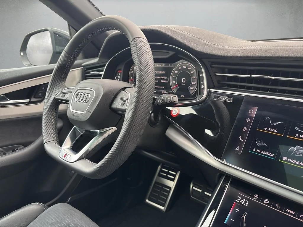 Audi Q8 55 TFSI/ FACELIFT/ BLACK OPTIC/ S-LINE/ B&O/MATRIX, снимка 6 - Автомобили и джипове - 56070698