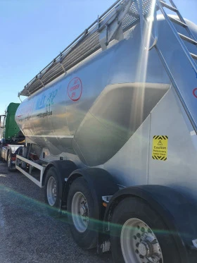 Машини за насипни материали Mercedes Benz ЦИМЕНТОВОЗ / Ремарке FELDBINDER EUT 27 3, снимка 2