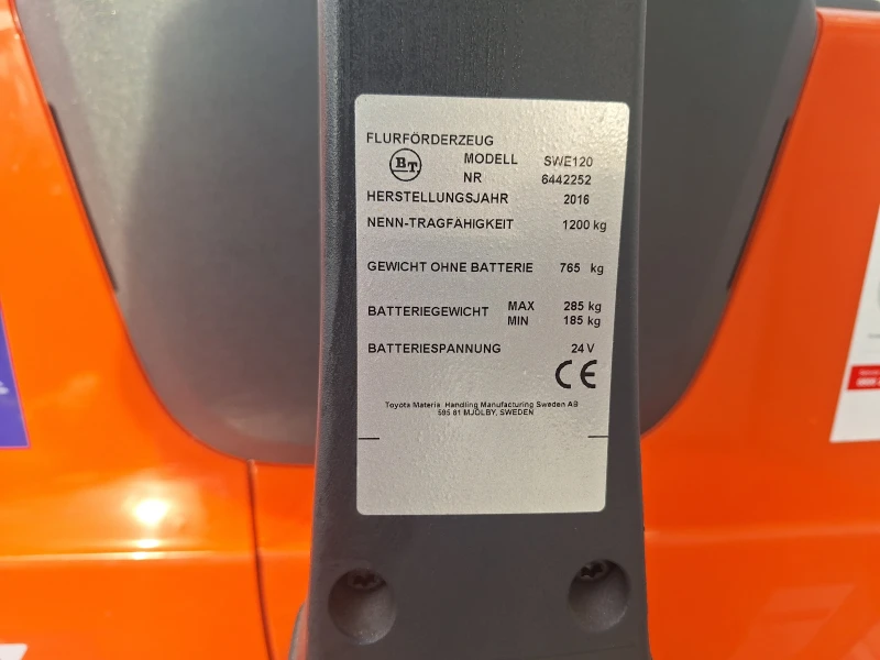 Електрокар Toyota SWE120 - 750 м.ч., снимка 5 - Индустриална техника - 53273308