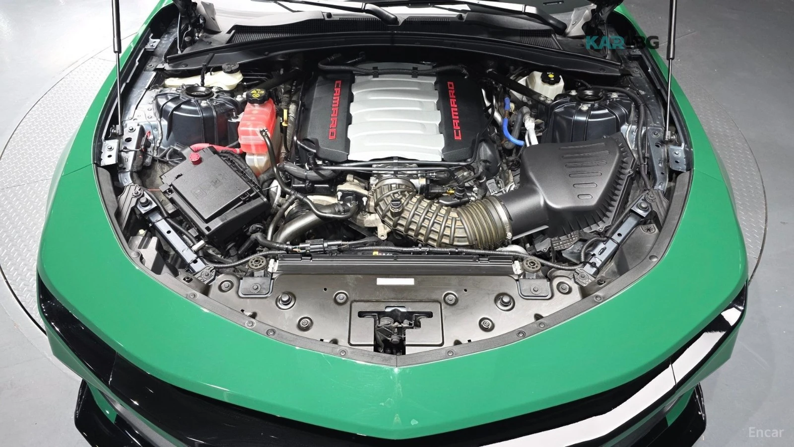 Chevrolet Camaro SS 6.2 V8* RACING GREEN PPF* CARBON* TEA MMACHINE, снимка 5 - Автомобили и джипове - 55073275