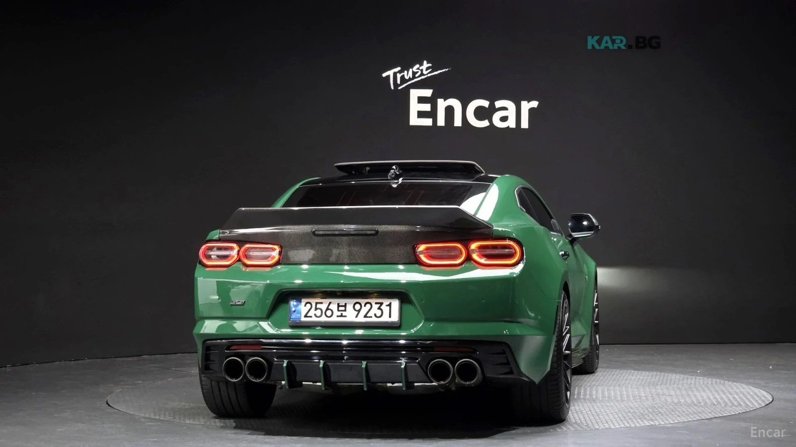 Chevrolet Camaro SS 6.2 V8* RACING GREEN PPF* CARBON* TEA MMACHINE, снимка 2 - Автомобили и джипове - 55073275