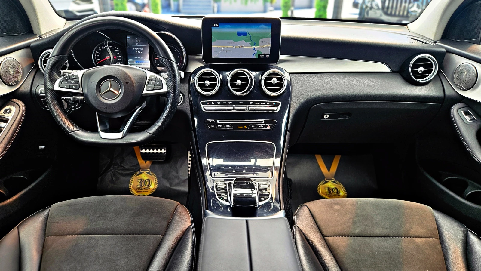 Mercedes-Benz GLC 250 AMG/GERMANY/9G TRON/CAMERA/BURMESTER/AIRMATIC/LIZI, снимка 9 - Автомобили и джипове - 54856432