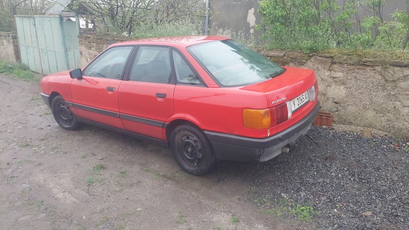 Audi 80 1.6 газ/бензин, снимка 2 - Автомобили и джипове - 52286548