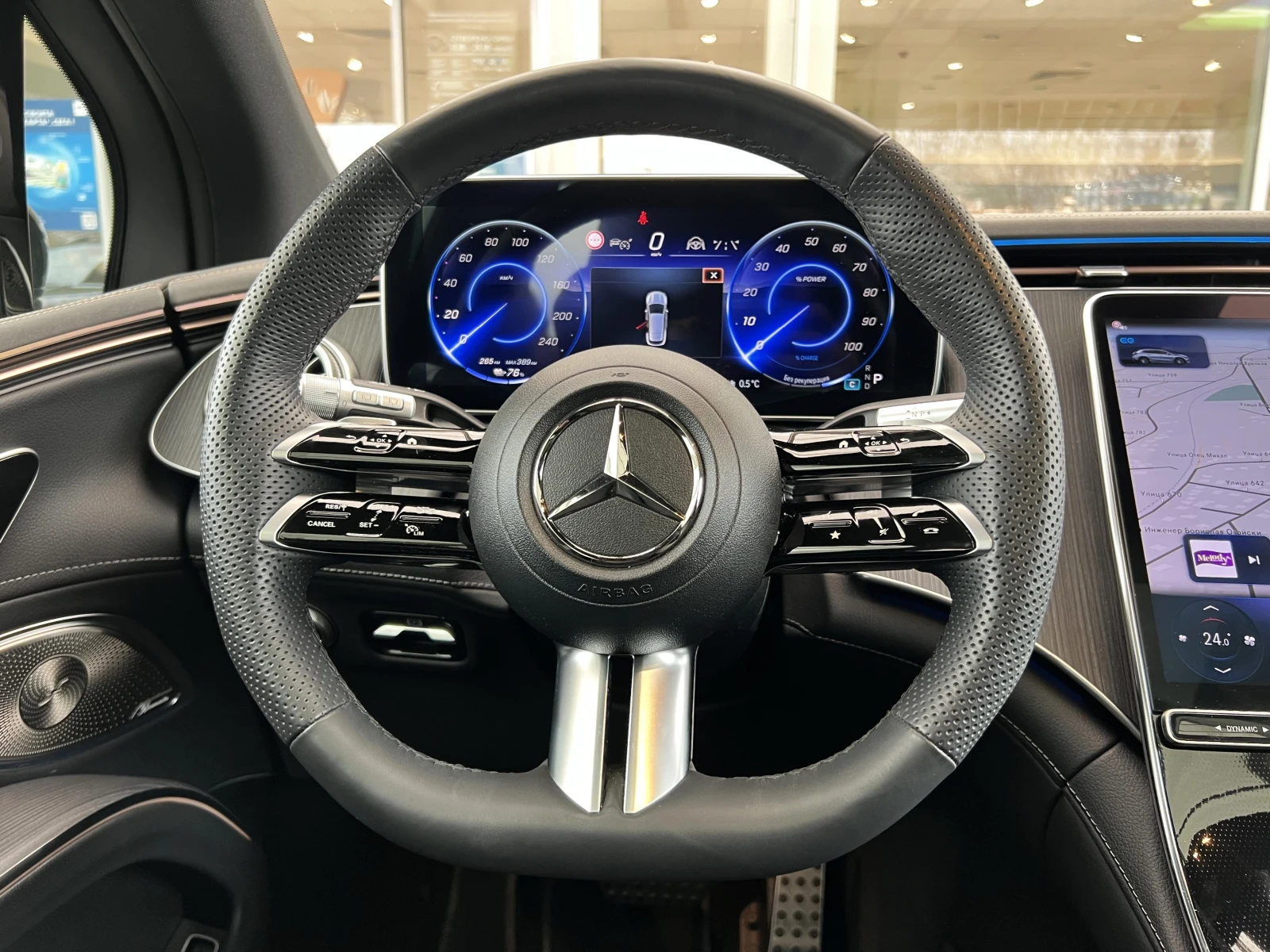 Mercedes-Benz EQS 450 SUV/AMG/4MATIC/NIGHT/PANO/BURMESTER/HEAD UP/22 | Mobile.bg   11
