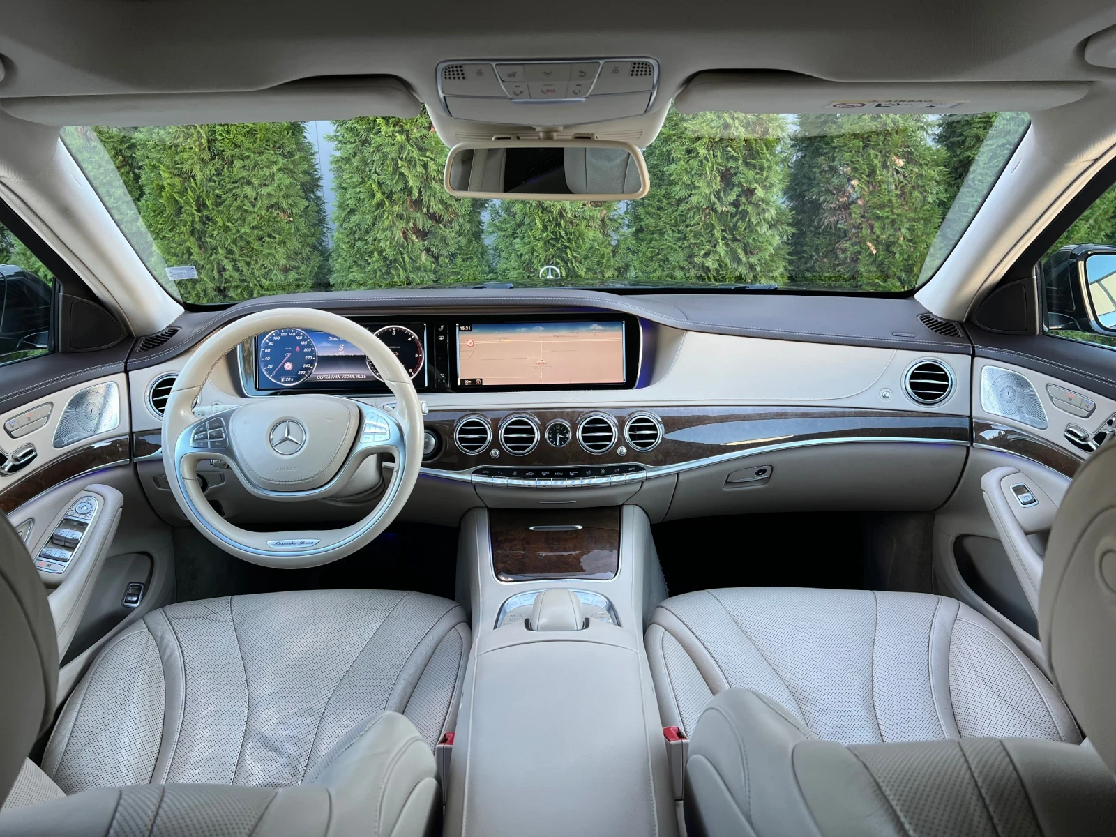 Mercedes-Benz S 350 ПАНОРАМА-BURMESTER-ВАКУУМ/BlueTEC/100%км/Уникат/// - изображение 9