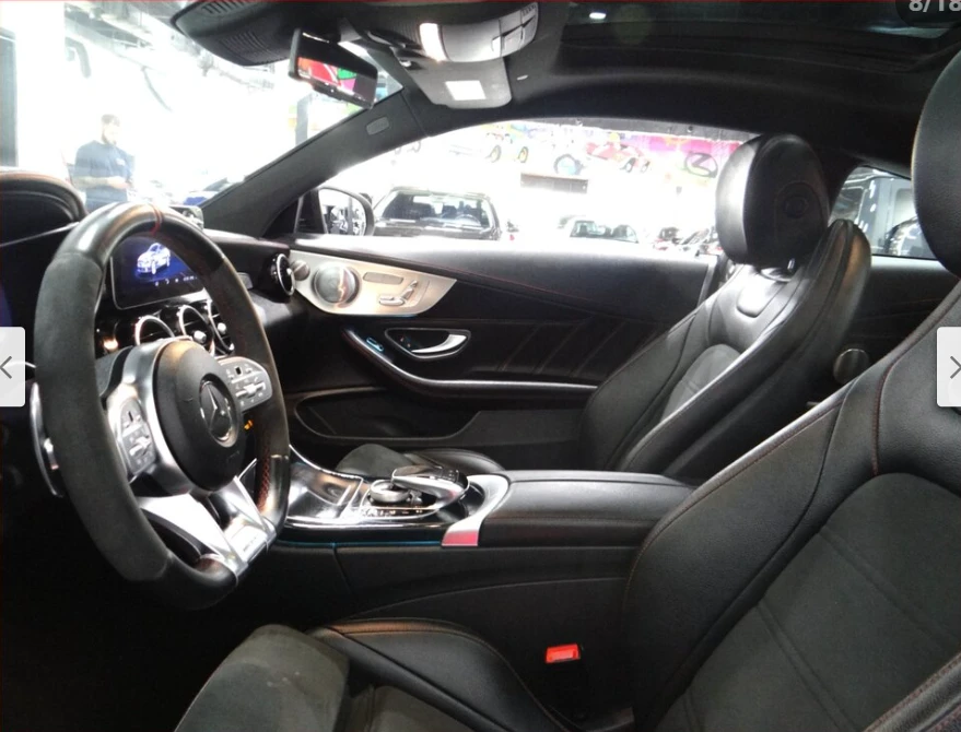 Mercedes-Benz C 43 AMG COUPE BURMESTER/VIRTUAL/360-CAMERA/AMBIENT/KEYLESS | Mobile.bg   7