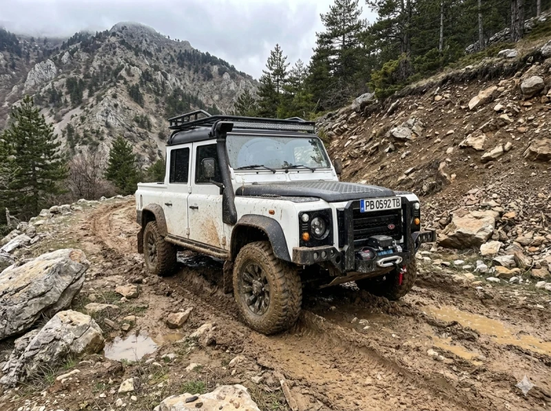 Land Rover Defender 110 Crew Cab Pick Up, снимка 2 - Автомобили и джипове - 52531326