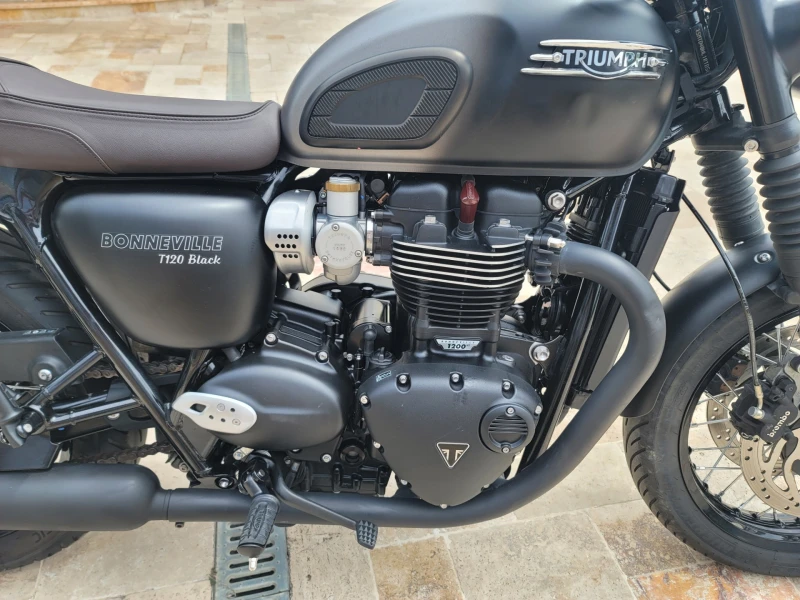 Triumph Bonneville T 120 Black  , снимка 3 - Мотоциклети и мототехника - 50483862