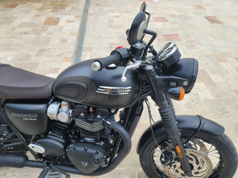Triumph Bonneville T 120 Black  , снимка 9 - Мотоциклети и мототехника - 50483862
