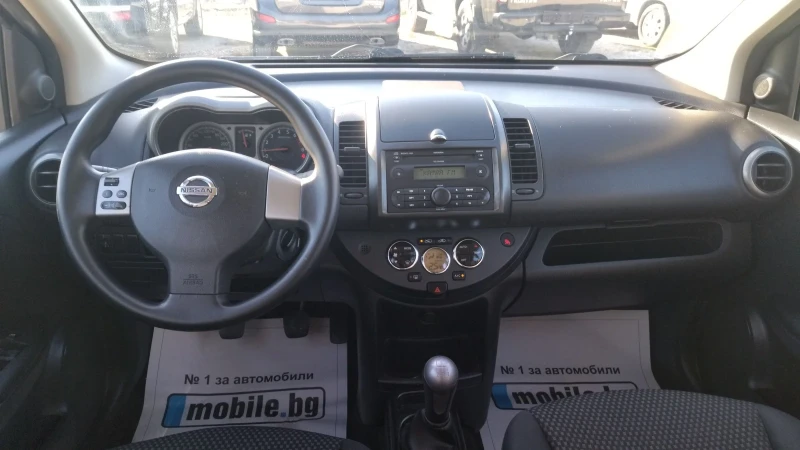 Nissan Note 1.4I 88kc. Keyless go , Климатроник., снимка 12 - Автомобили и джипове - 49088315