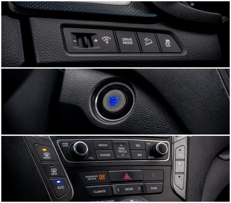 Hyundai Santa fe 2.2CRDI-ПЕРФЕКТНА-6М.ГАР.РЕАЛНИ КМ., снимка 14 - Автомобили и джипове - 53174602