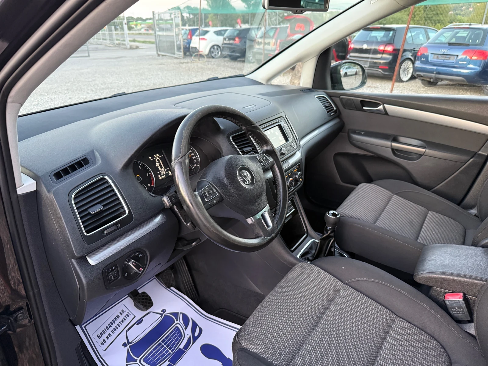 VW Sharan 2.0TDI-140PS-НАВИ-ЕЛ.ВРАТИ - изображение 10